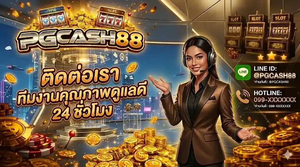 ติดต่อเรา pgcash88 – ทีมงานคุณภาพดูแลดี 24 ชั่วโมง